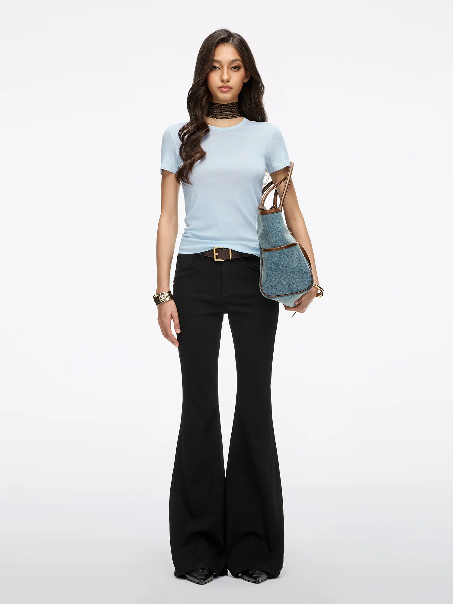 Slim-Fit Flared Jeans-BELLA - Image 7