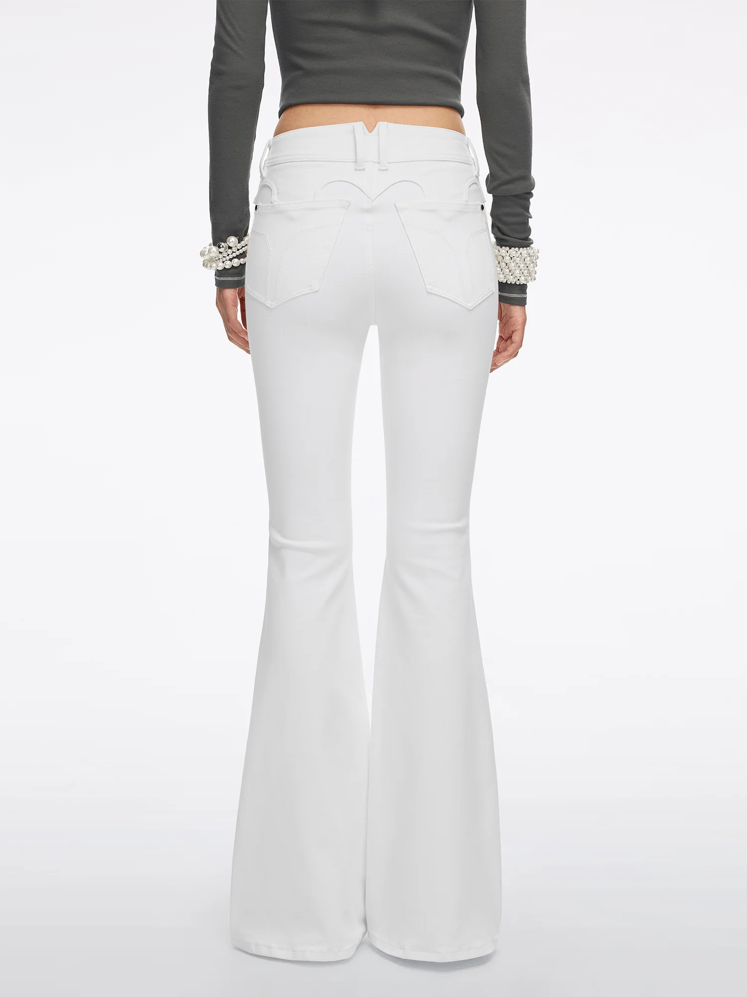 Slim-Fit Flared Jeans-BELLA - Image 3