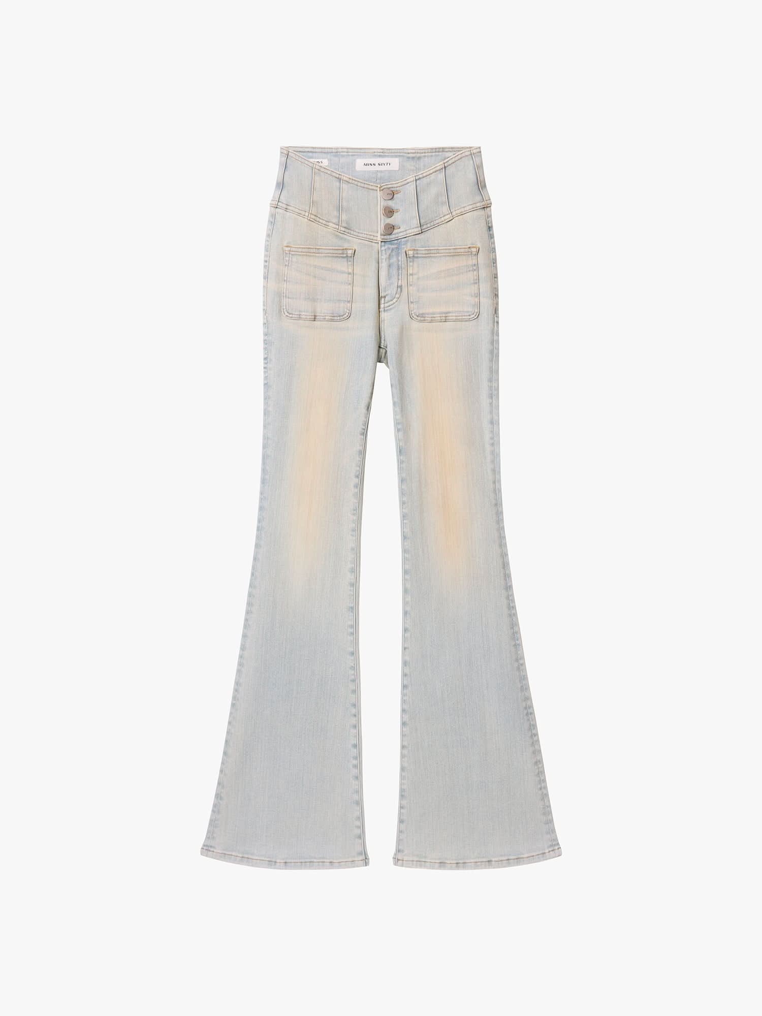 Slim-Fit Flared Jeans-GLENDA PLUS 5 - Image 5