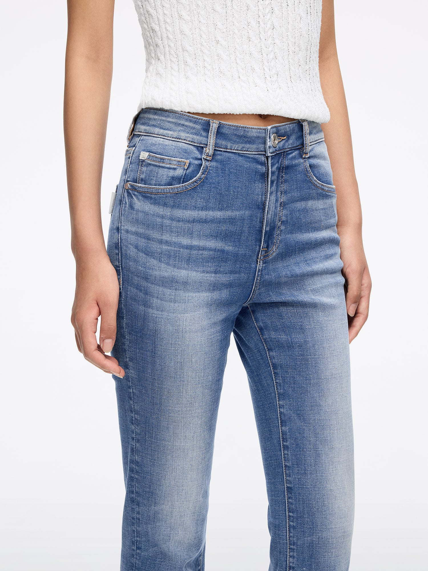 Slim Flare Jeans - Image 4