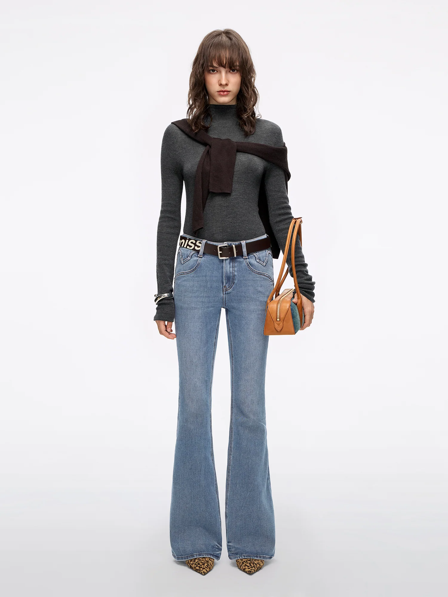 Slim Flared Jeans-BELLA - Image 2