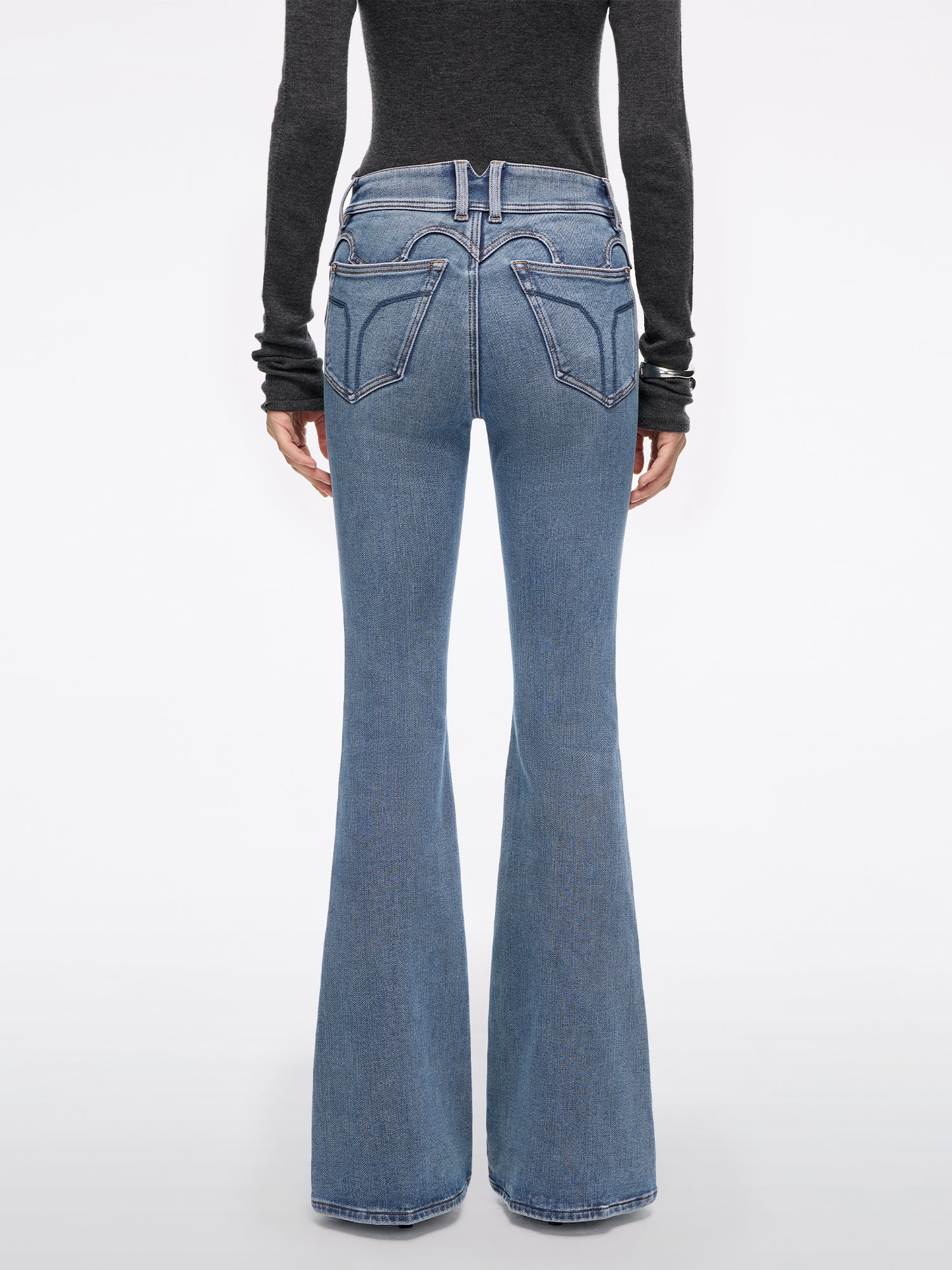 Slim Flared Jeans-BELLA - Image 3