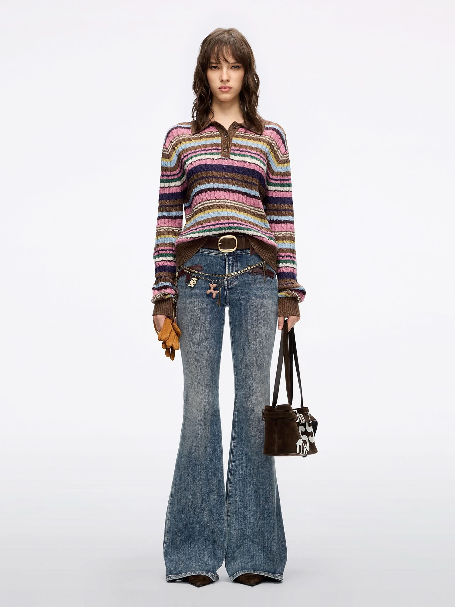 Striped Knit Sweater - Image 4