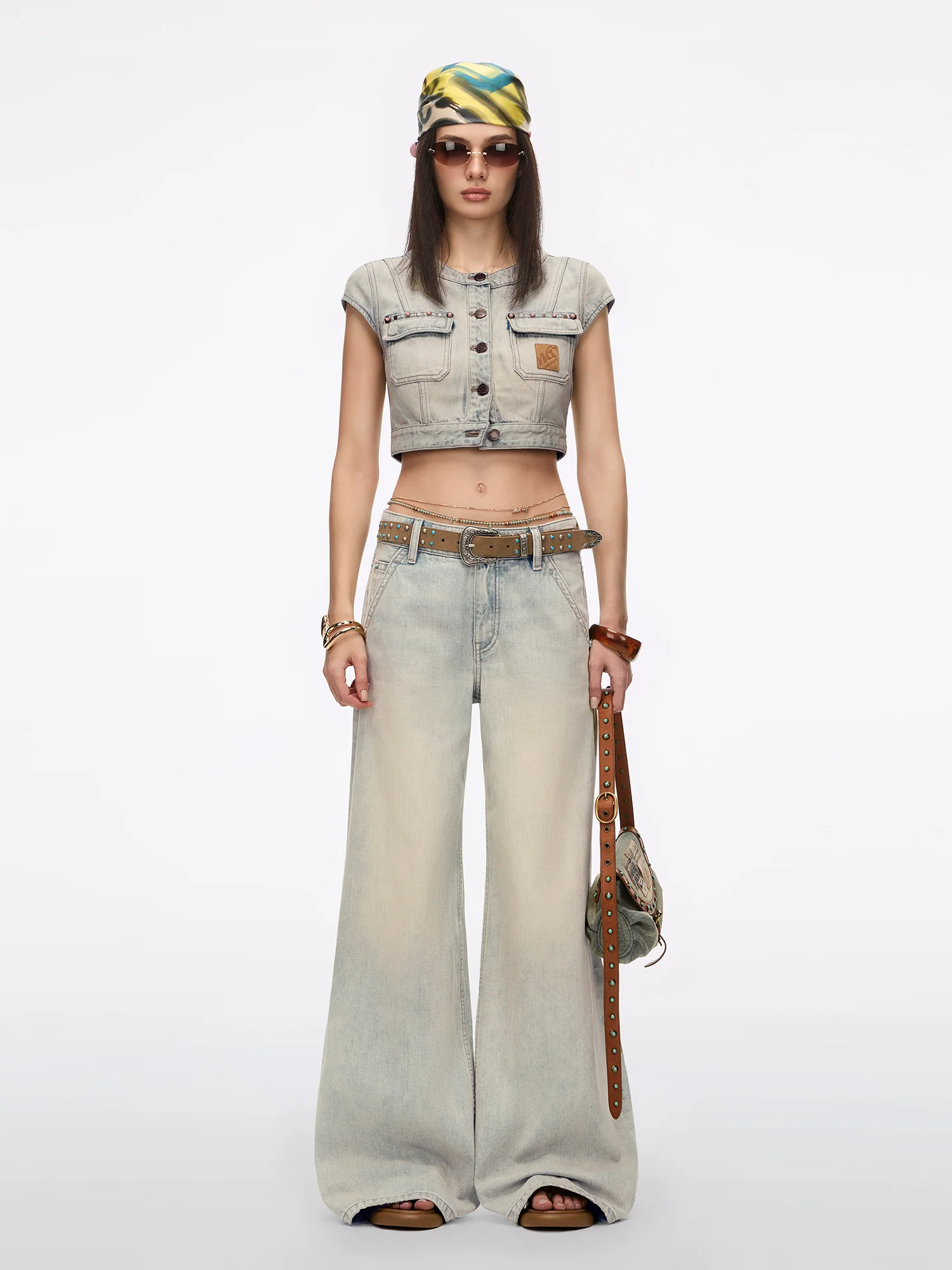 Studded Denim Jacket - Image 4