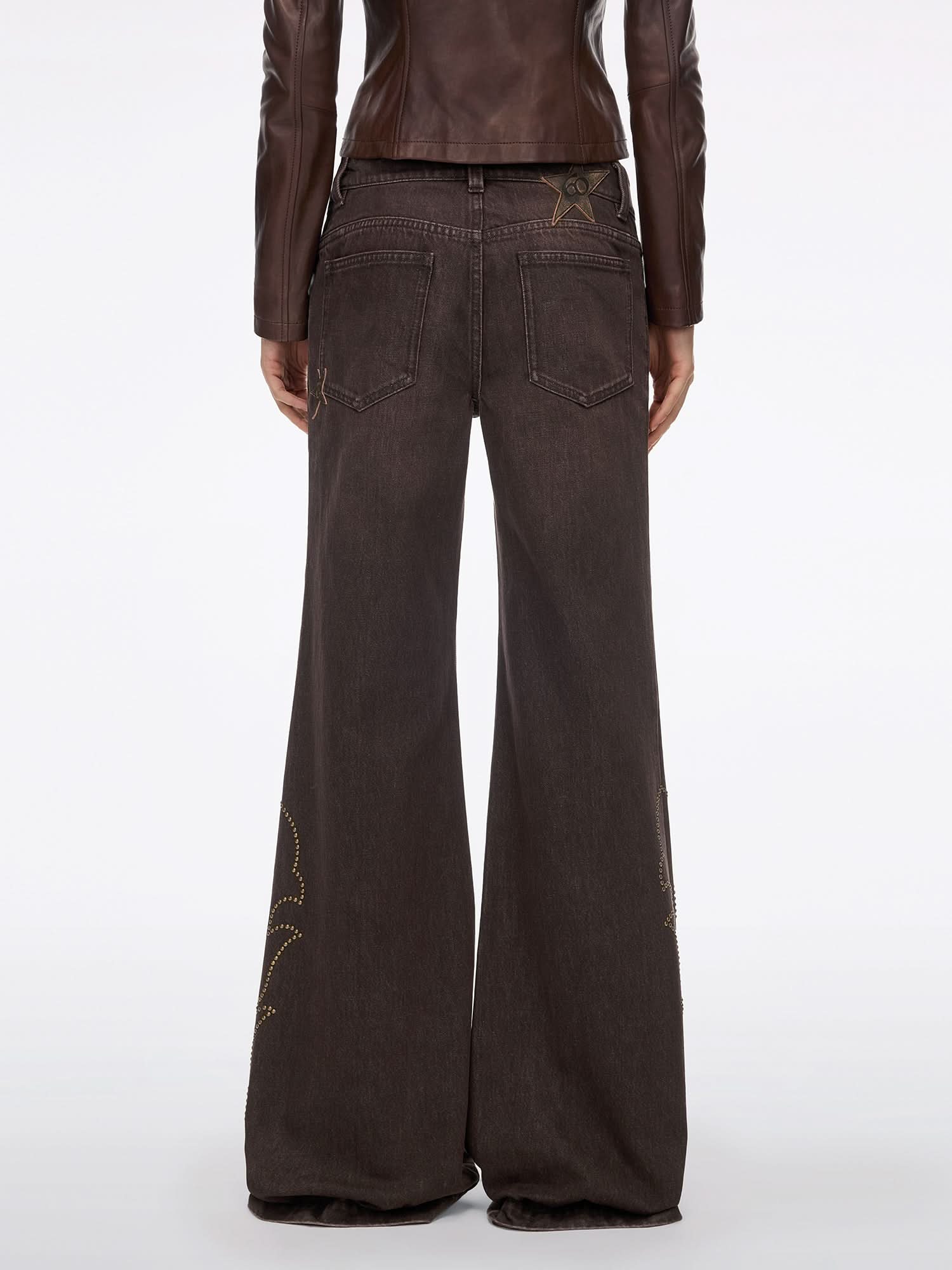 Studded Flare Jeans - Image 4