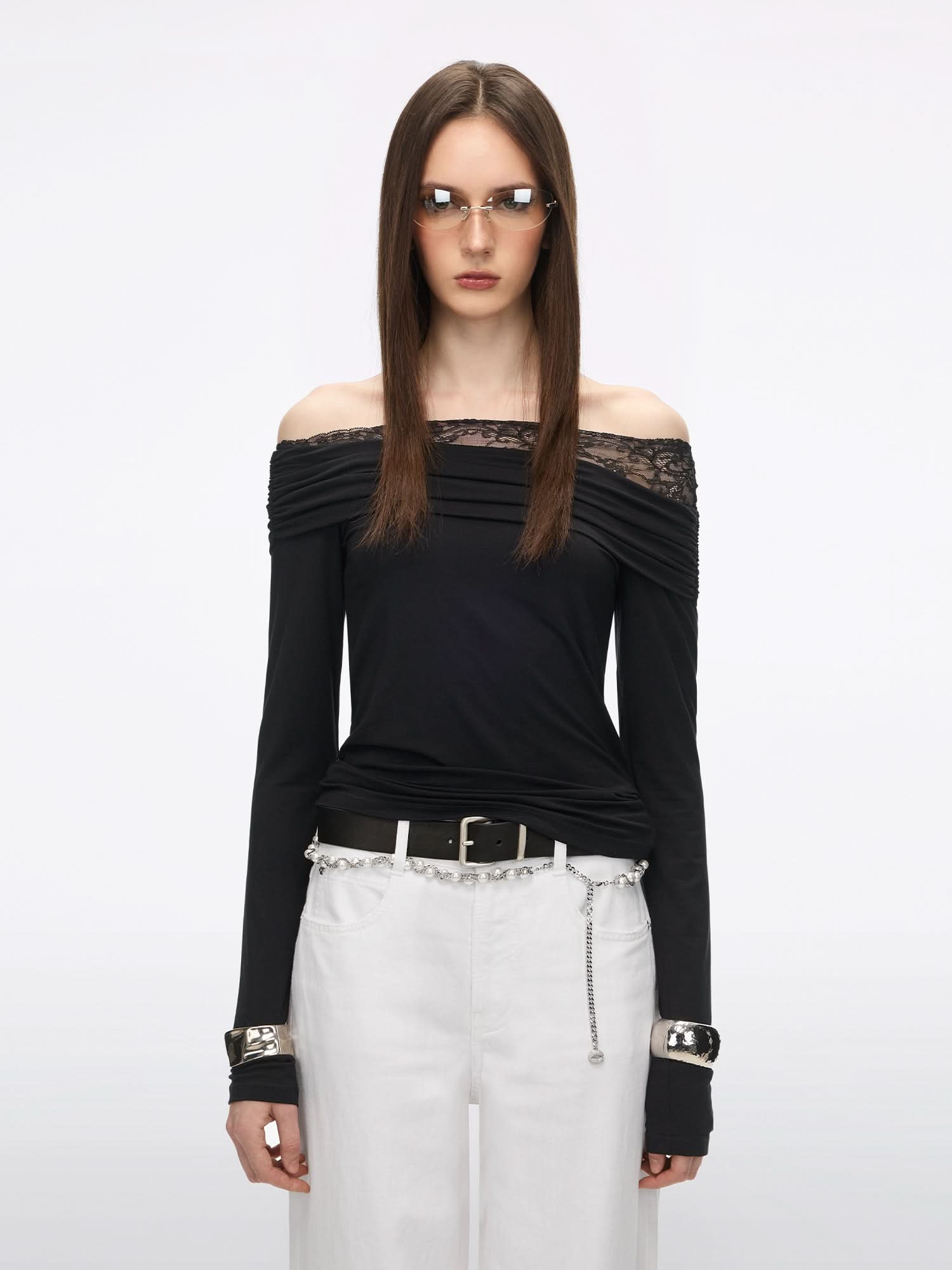 Studded Genuine Leather Belt - Image 2
