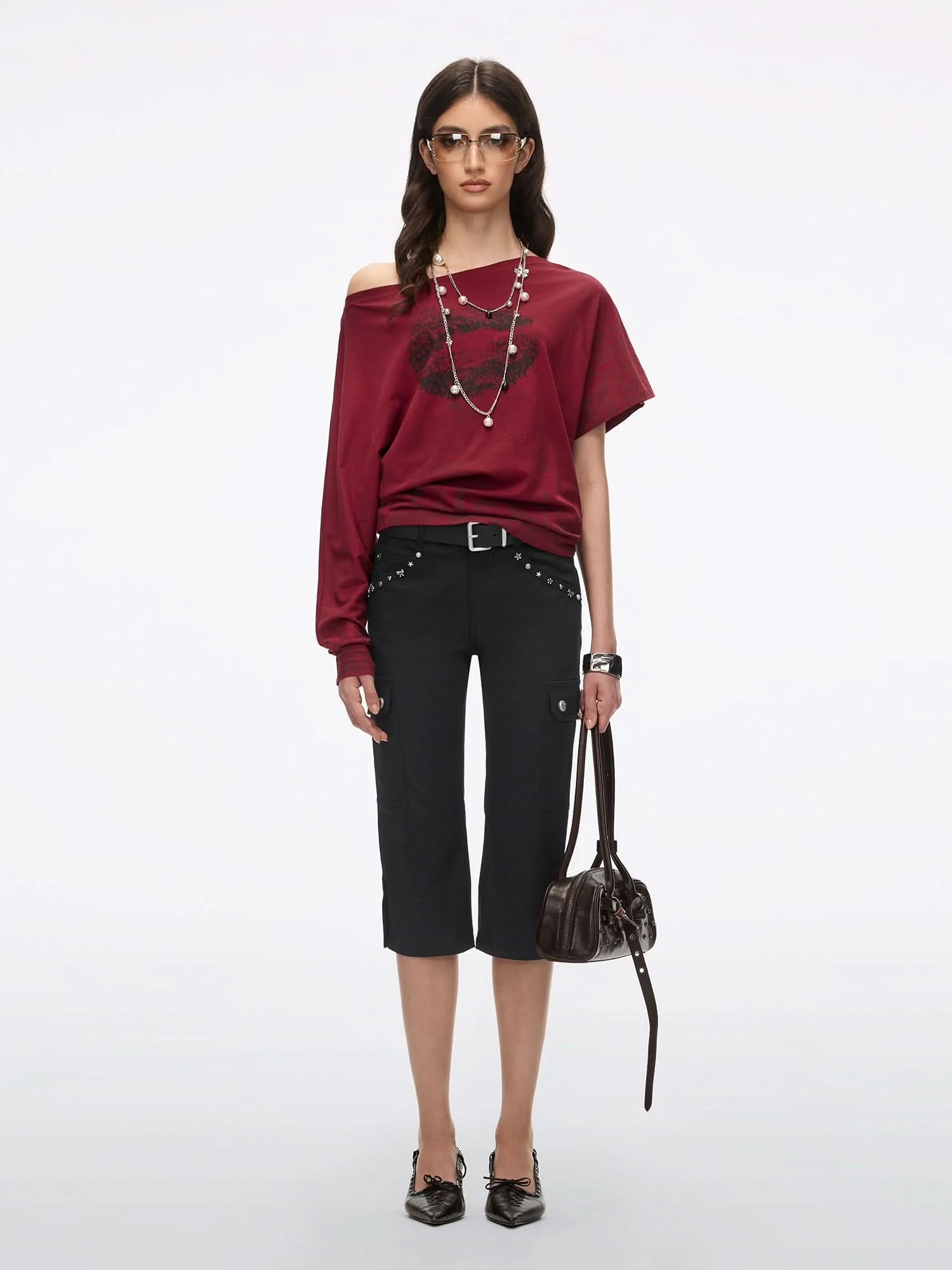 Studded Genuine Leather Belt - Image 3