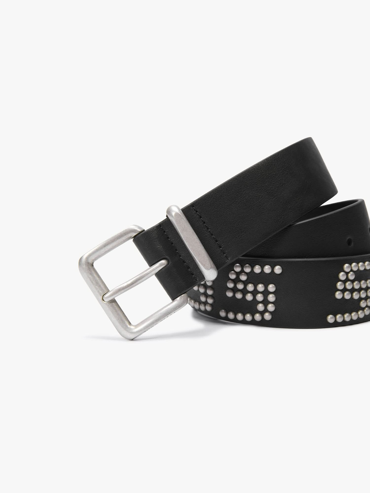 Studded Genuine Leather Belt - Image 5