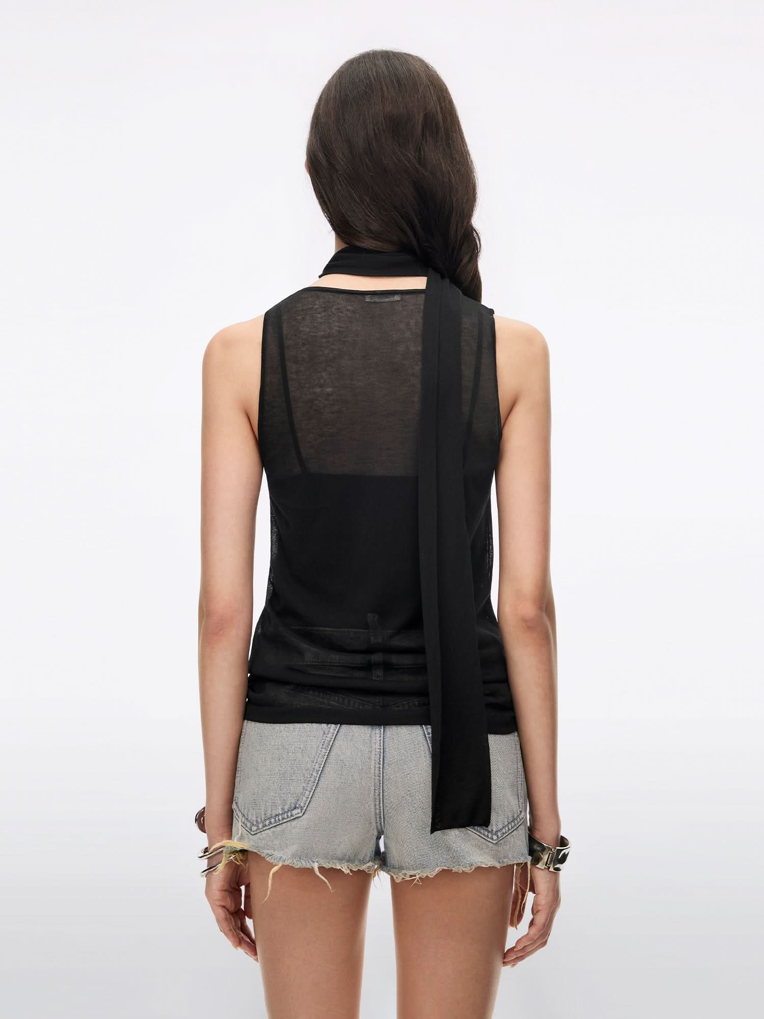 Tank Top and Scarf Matching Set - Image 2