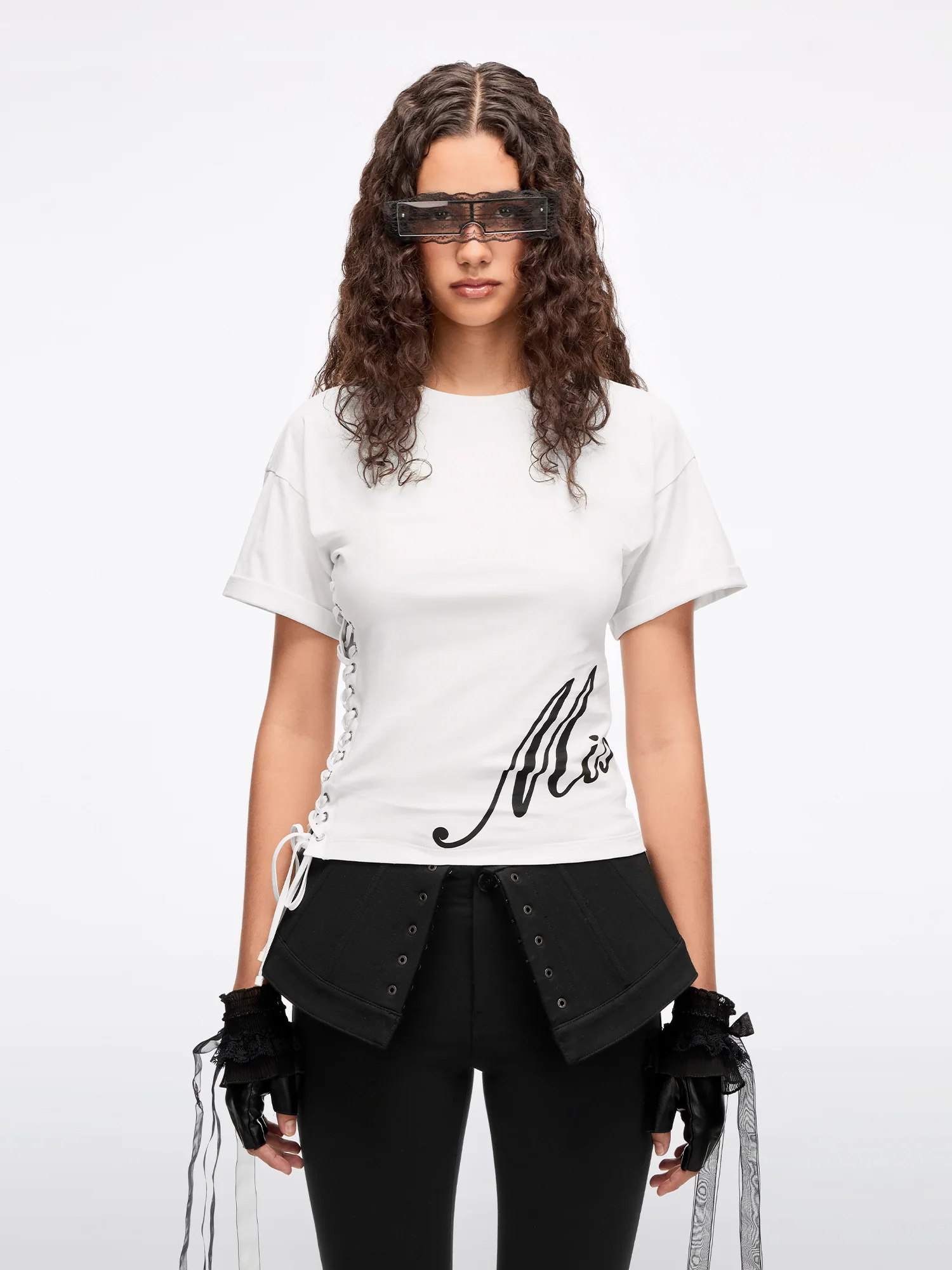 Tie-Detail T-Shirt