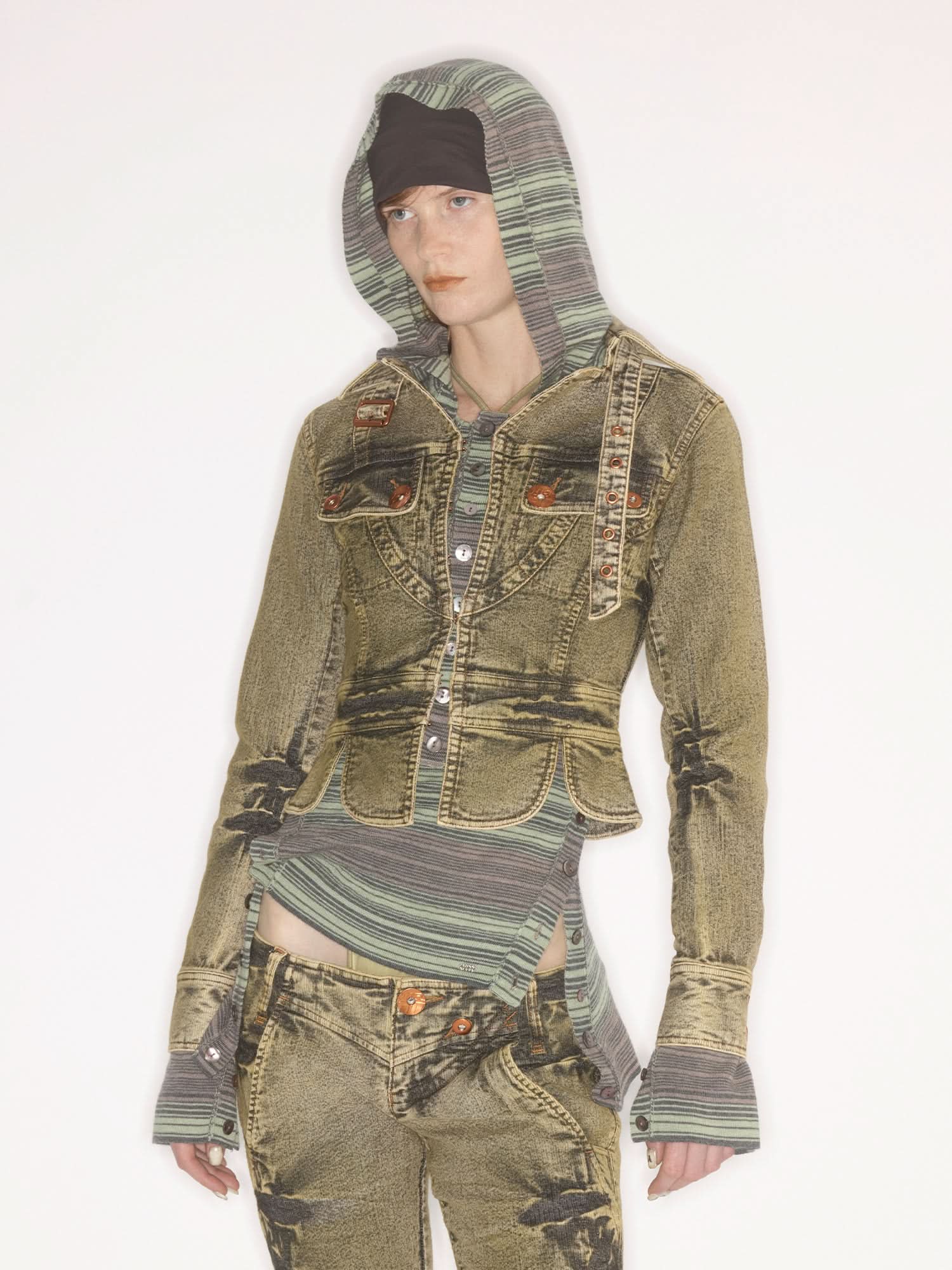 Tie-Dye Denim Jacket - Image 3