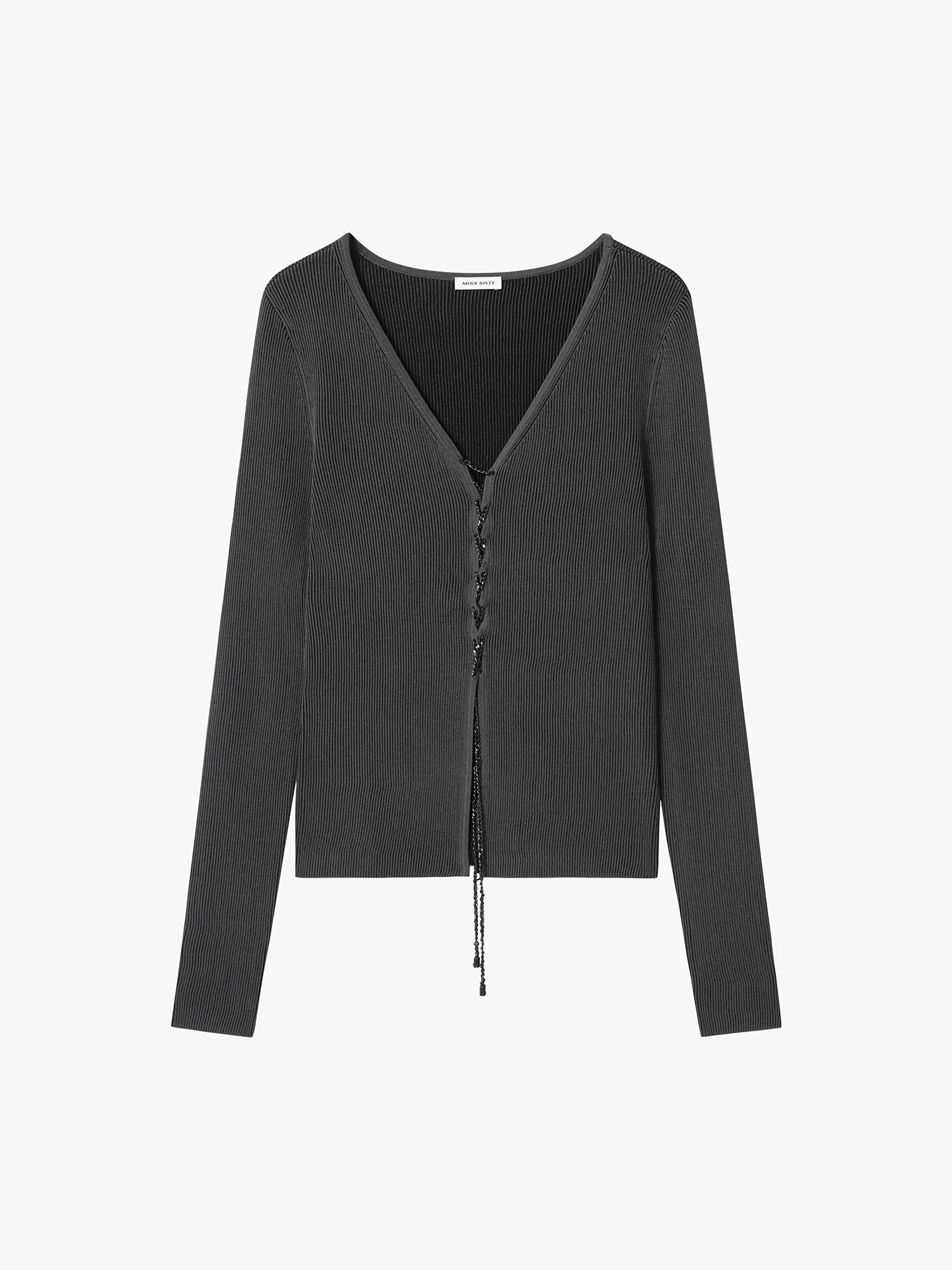 Tie-front Knit Top - Image 5