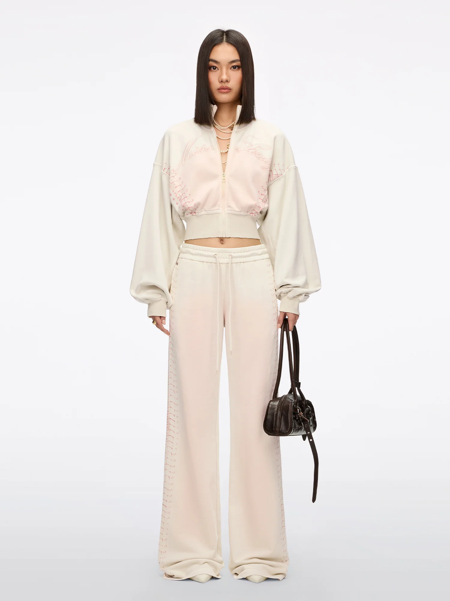 Tie-Waist Wide-Leg Pants - Image 2
